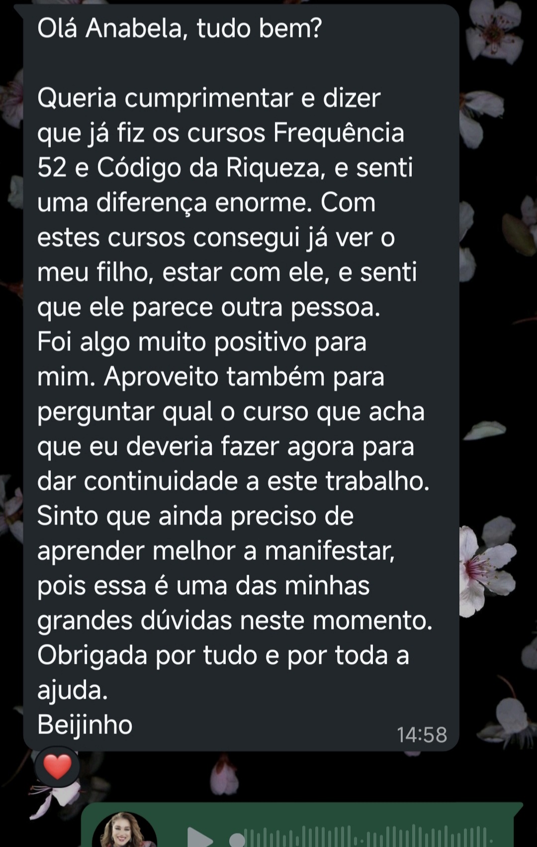 Testemunho Código da Riqueza C